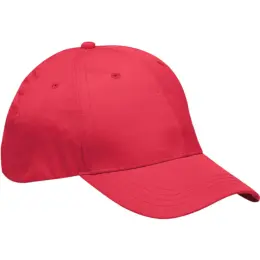 Performance Cap - 6 Panel Red